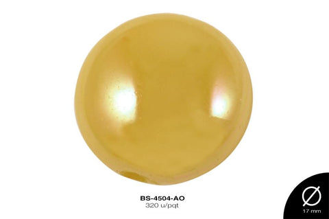 ACR FIG PERLADO RED PLANA 17mm REF: 112 AMARILLO 320 u/pqt(.