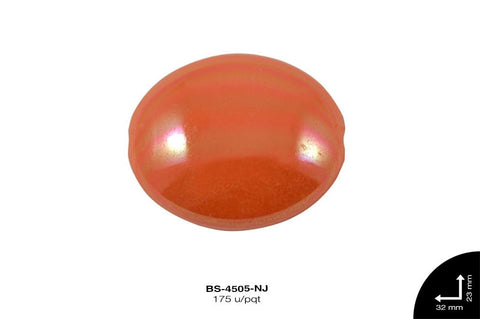 ACR FIG PERLADO OVAL 23mm REF: 144 NARANJA 175 u/pqt(.5kg)