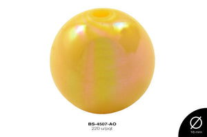 ACR FIG PERLADO BOLA REF: 16mm AMARILLO 220 u/pqt(.5kg)