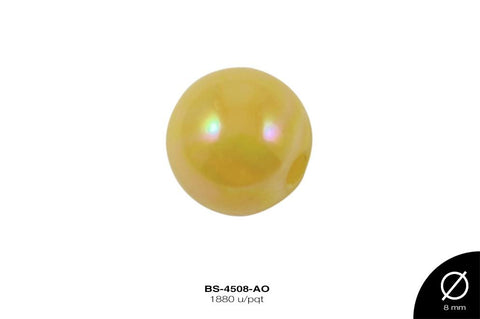 ACR FIG PERLADO BOLA REF: 8mm AMARILLO 1880 u/pqt(.5kg)