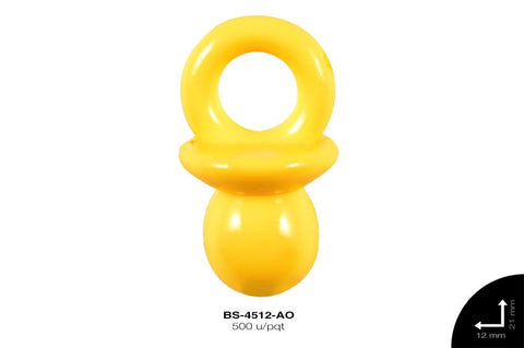 ACR MATE CHUPON 21X12mm REF: 151# AMARILLO 500 u/pqt(.5kg)