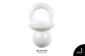 ACR MATE CHUPON 21X12mm REF: 151# BLANCO 500 u/pqt(.5kg)