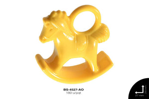 ACR MATE CABALLO 29X27mm REF: 984# AMARILLO 180 u/pqt(.5kg)