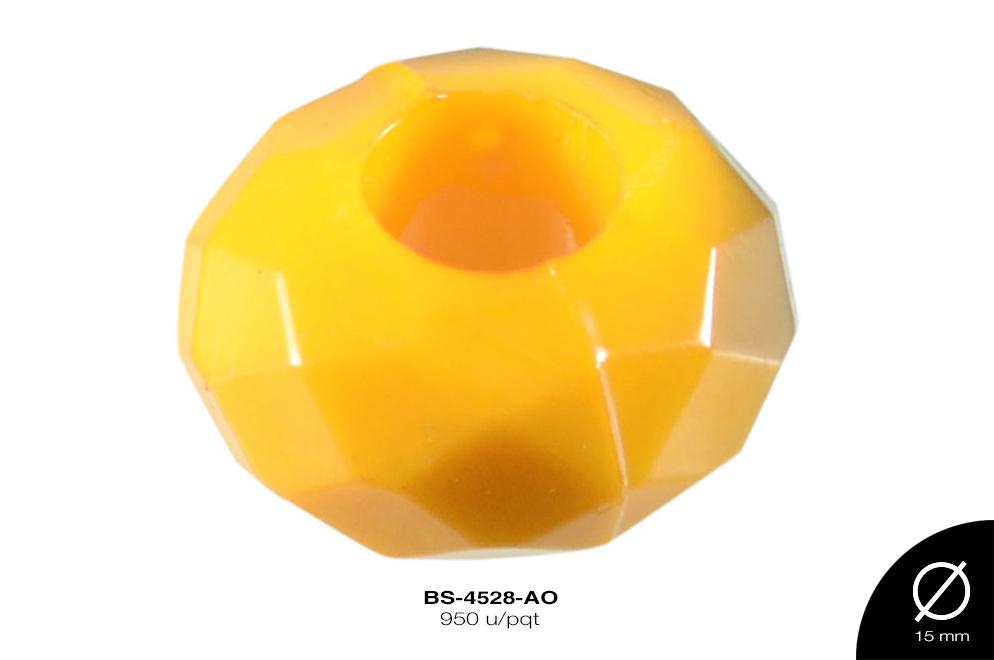 ACR PANDORA DESV HUECO GDE 12mm REF: 991# AMARILLO 950 u/pqt