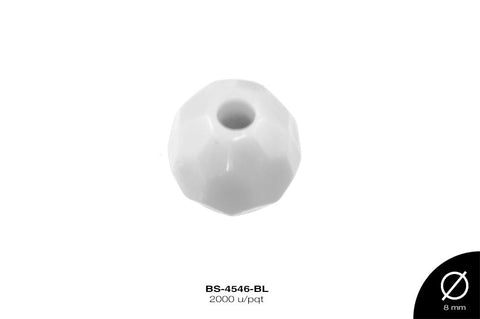 ACR MATE REDONDO REF: 8mm BLANCO 2000 u/pqt(.5kg)