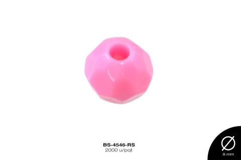 ACR MATE REDONDO REF: 8mm ROSA 2000 u/pqt(.5kg)