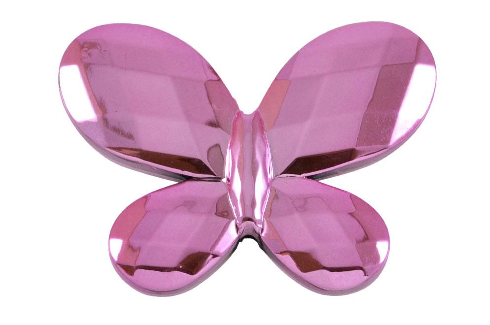 SEP PLAST MET LISO MARIPOSA 35mm REF: XK-714 ROSA 80 u/lb