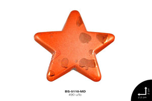 SEP PLAST MET GRAB ESTRELLA 20mm REF: 112 MANDARINA 490 u/lb