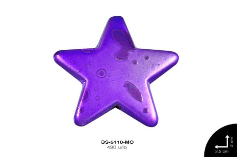 SEP PLAST MET GRAB ESTRELLA 20mm REF: 112 MORADO 490 u/lb