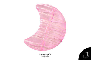 ACRILICO RAYAS LUNA 33mm REF: BB-0087-37 ROSA 140 u/lb