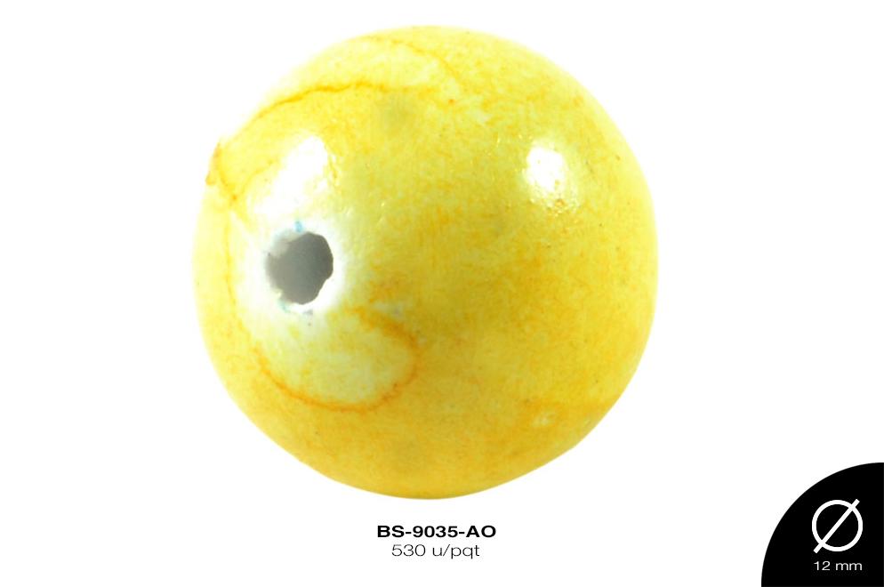 ACRILICO DEGRAD BOLA REF: 39(12mm) AMARILLO 530 u/pqt(.5kg)