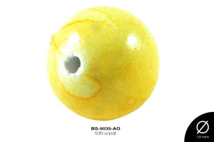 ACRILICO DEGRAD BOLA REF: 39(12mm) AMARILLO 530 u/pqt(.5kg)