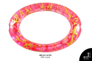 ACRILICO VETAS ARGOLLA OVAL 33mm REF: BB0636-25 FUCSIA 380 u