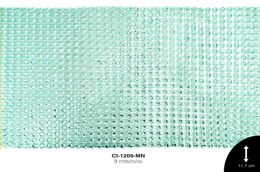 STRASS PLAST IMIT PIEDRA 11.5cm REF: 24X180 MENTA 9 m/pqt