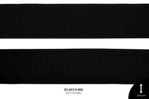 VELCRO REF: 38mm NEGRO 25m/rollo