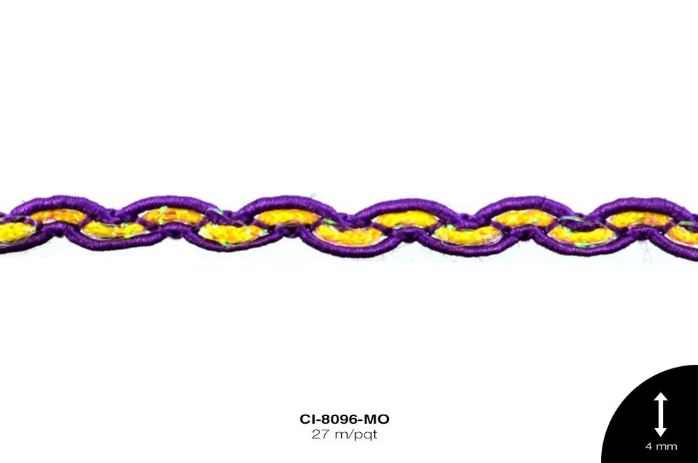 TRENCILLA MULTICOLOR REF: 0921 MORADO 27 m/pqt