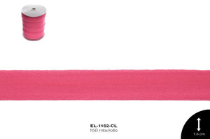 SESGO ELASTICO 15mm REF: 1.5 CORAL 150 MT/ROLLO