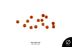 PIEDRA VIDRIO  REF: 10SS 3mm NARANJA 500 grs/pqt