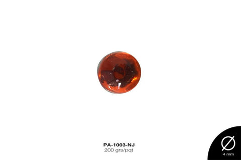 PIEDRA VIDRIO  REF: 16SS 4 mm NARANJA 200 grs/pqt