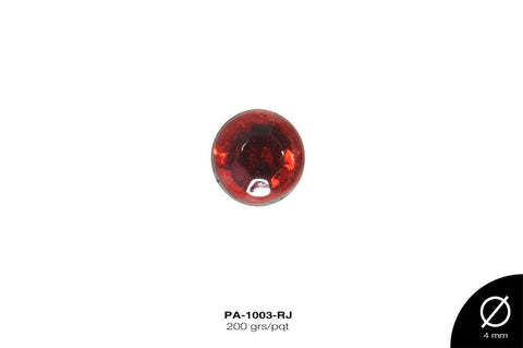 PIEDRA VIDRIO  REF: 16SS 4 mm ROJO 200 grs/pqt