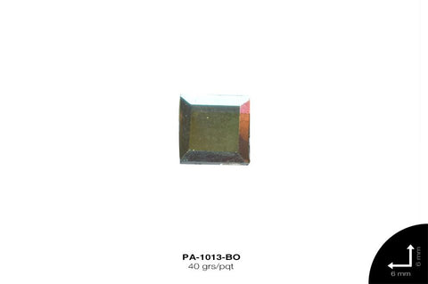 PIEDRA VIDRIO CUADRO 6X6mm REF: PG-40 BOREAL 40 grs/pqt