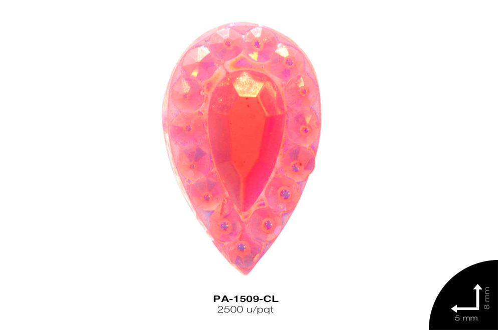 PIEDRA RESINA GOTA BO REF: PRL-5*8 CORAL 2500 u/pqt