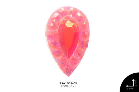 PIEDRA RESINA GOTA BO REF: PRL-5*8 CORAL 2500 u/pqt