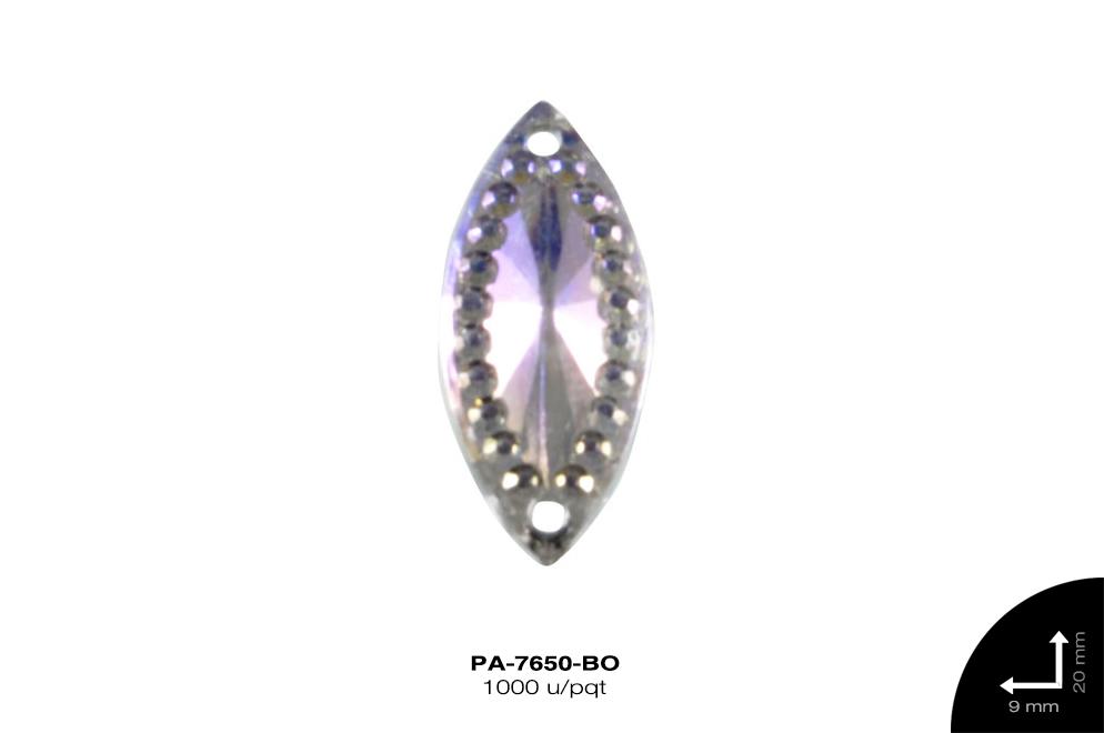 PIEDRA PLASTICA 2H PEPITA REF: 20X9mm BOREAL 1000 u/pqt