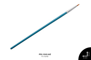 PINCEL ANGULAR REFERENCIA: #3 AZUL CLARO 6 U/PQT