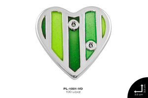 PLACA METZDA CZN 35mm REF: CD-511 VERDE 100 u/pqt