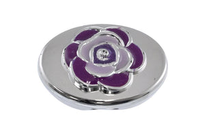 PLACA METZDA OVAL FLOR 44mm REF: CD-4774 MORADO 100 u/pqt