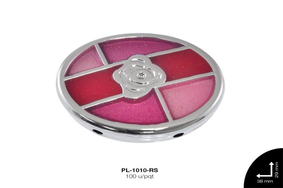 PLACA METZDA OVAL 38mm REF: CD-516-1 ROSA 100 u/pqt