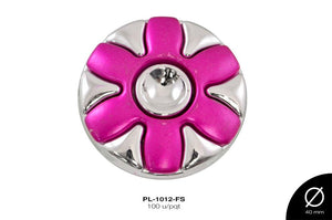 PLACA METZDA CIRC 40mm REF: CD-560 FUCSIA 100 u/pqt