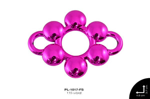 SEP METZDO FLOR 37mm REF: AK-166 FUCSIA 115 u/pqt(lb)