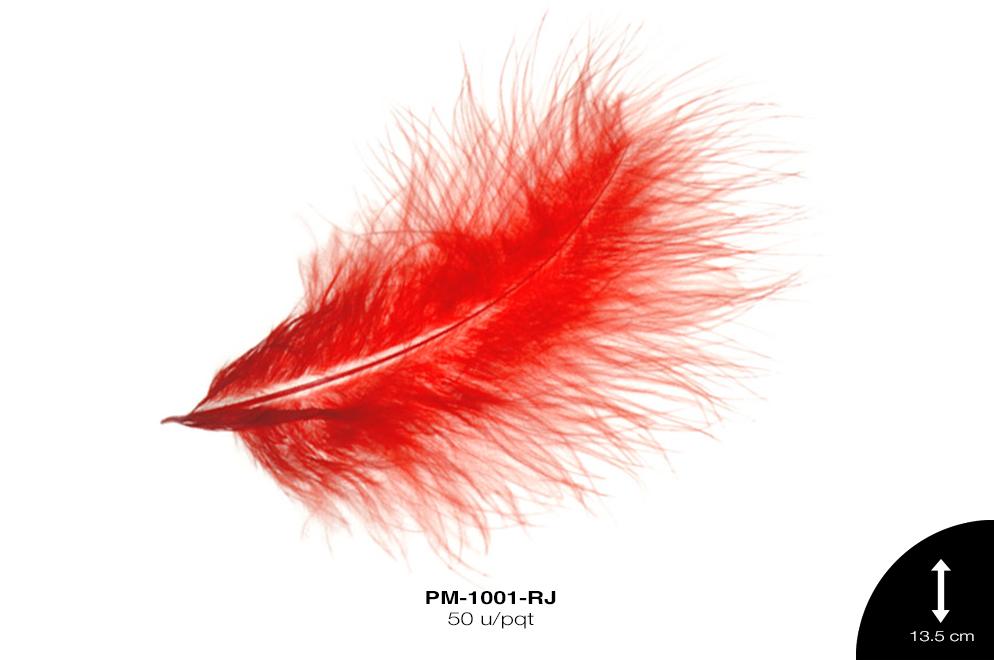 PLUMA REF: 1 ROJO 50 u/pqt