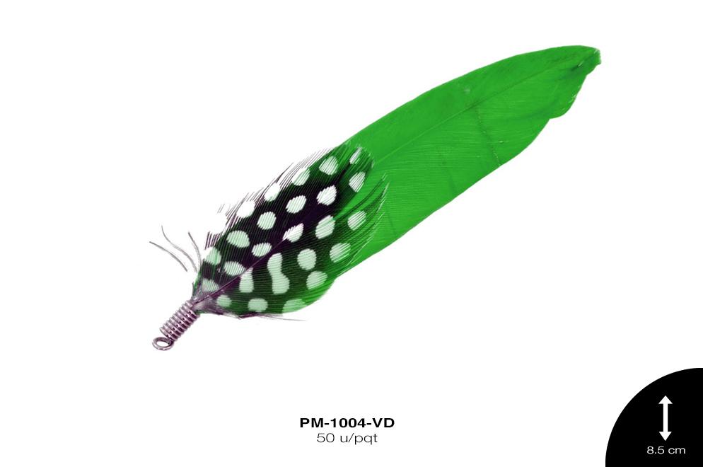 PLUMA HERRAJE VERDE 50 u/pqt