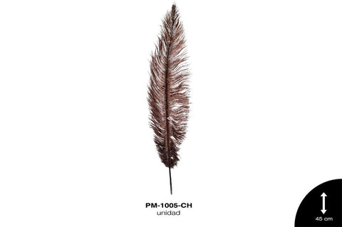 PLUMA AVESTRUZ SPAD ALA BEBE MED /OSTRICH BABY WING 18"" - 2