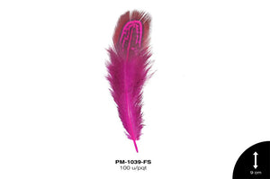 Pluma 9cm REF: PB-2 FUCSIA 100 u/pqt