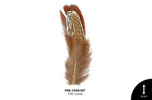 Pluma 9cm REF: PB-2 NATURAL 100 u/pqt