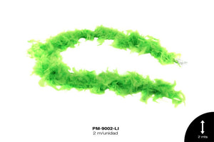 PLUMA BOA REF: 60g LIMON 2m/pz