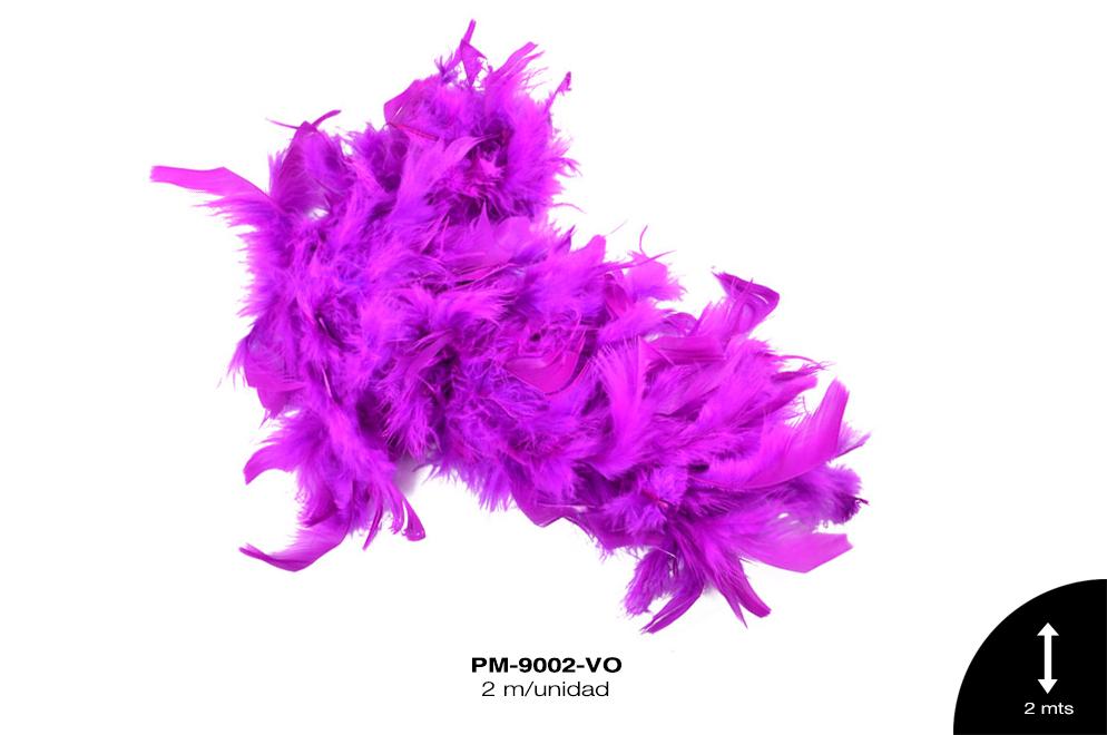 PLUMA BOA REF: 60g VIOLETA 2m/pz