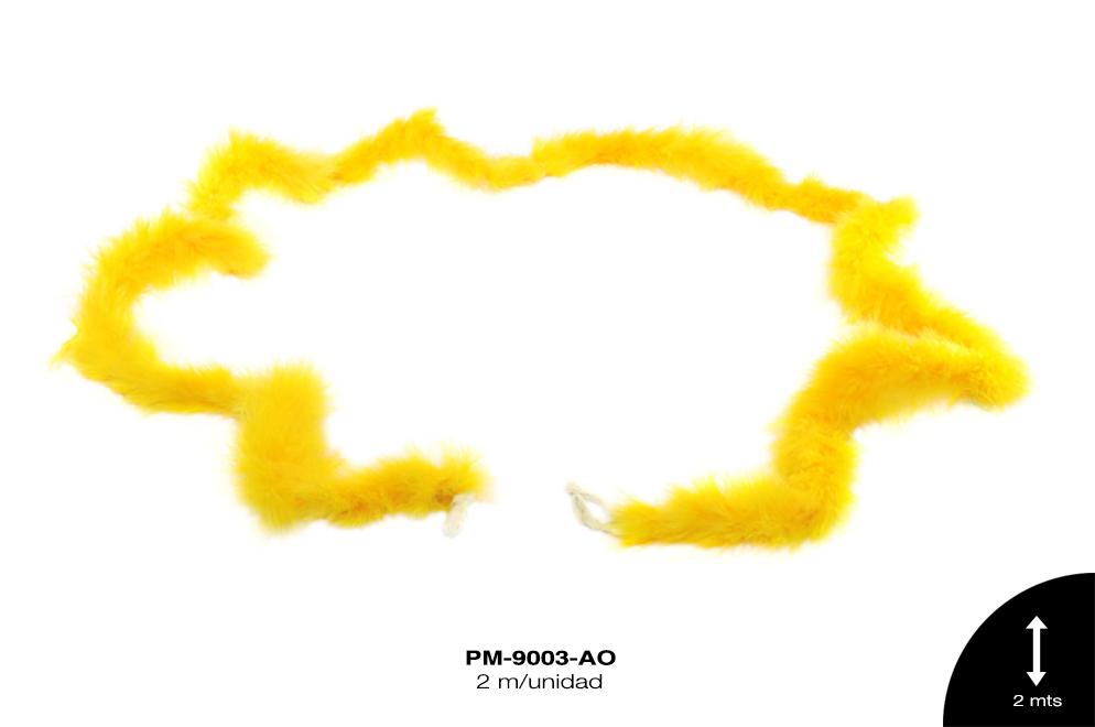 PLUMA MARABU REF: 22g AMARILLO 2m/pz