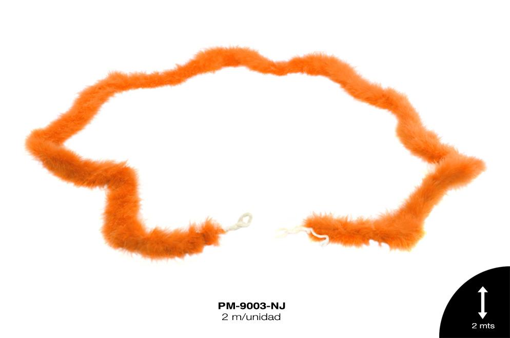 PLUMA MARABU REF: 22g NARANJA 2m/pz