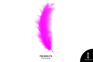 PLUMA PAVO MARABU 3""-8"" FUCSIA 250 g/pqt