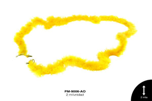 PLUMA MARABU REF: 20gX2m AMARILLO 2m/pz