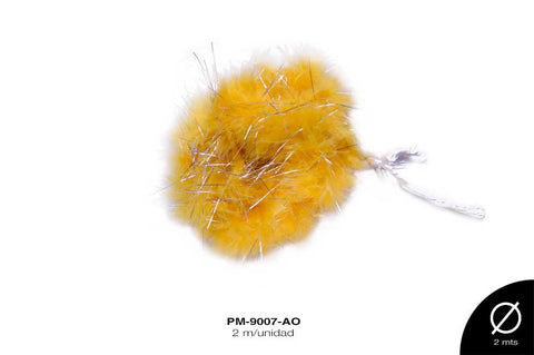 PLUMA MARABU LUREX REF: 11gX2m AMARILLO 2m/pz