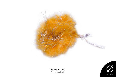 PLUMA MARABU LUREX REF: 11gX2m AMARILLO SOL 2m/pz