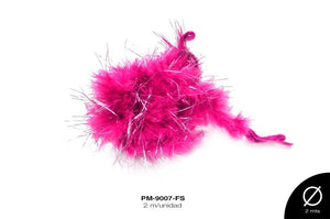 PLUMA MARABU LUREX REF: 11gX2m FUCSIA 2m/pz