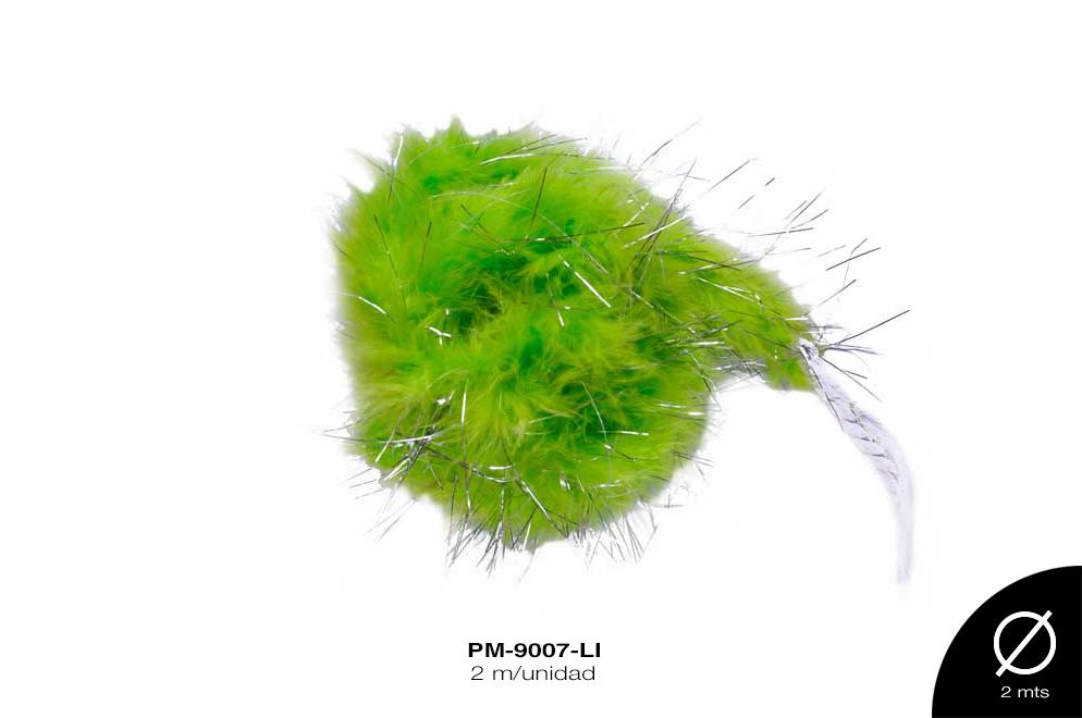 PLUMA MARABU LUREX REF: 11gX2m LIMON 2m/pz