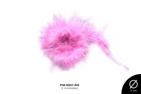 PLUMA MARABU LUREX REF: 11gX2m ROSA 2m/pz